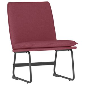 vidaXL Sill&oacute;n de relax tela rojo tinto 52x75x76 cm