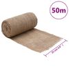 vidaXL Rollo de yute 0,25x50 m 100% yute 200 gsm