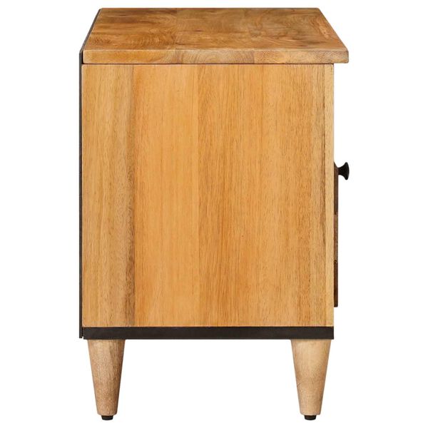 vidaXL Mueble de TV Natural 100 x 33,5 x 46 cm Madera de mango maciza
