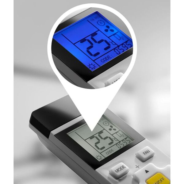 One For All Mando a distancia de aire acondicionado blanco