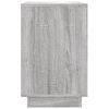 vidaXL Aparador madera contrachapada gris Sonoma 102x35x55 cm