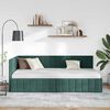 vidaXL Estructura de cama en esquina Verde oscuro 90 cm x 200 cm