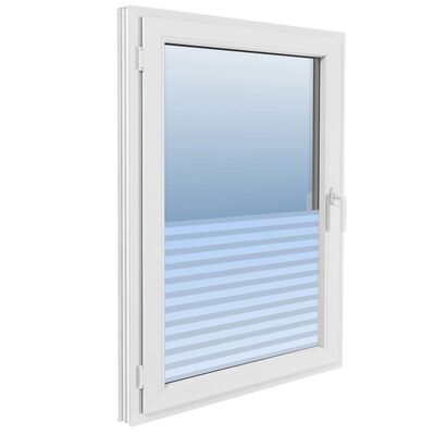 vidaXL Lámina esmerilada para ventanas 3 unidades PVC