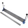 vidaXL M&aacute;quina plegadora manual de placas de acero, 760 mm