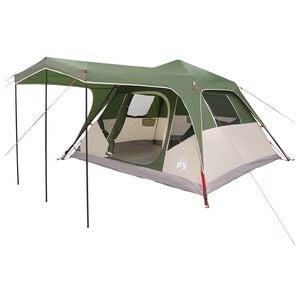 vidaXL Tienda Familiar Verde 305 x 275 x 190 cm Poli&eacute;ster y Acero