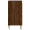 vidaXL Aparadores 2 uds madera contrachapada roble marrón 60x35x70 cm