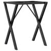 vidaXL Patas de mesa de comedor estructura X acero 60x40x73 cm