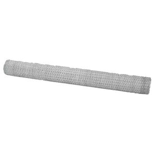 vidaXL Cerca Hexagonal Plateado 1,5 x 50 m Acero galvanizado
