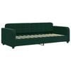 vidaXL Sofá cama sin colchón terciopelo verde oscuro 80x200 cm