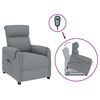 vidaXL Sill&oacute;n elevable tela gris claro