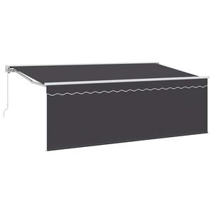 vidaXL Toldo retr&aacute;ctil Crema 350 x 200 cm Poli&eacute;ster y Aluminio