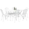 vidaXL Conjunto de Comedor de Jard&iacute;n 7 pcs Aluminio