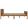 vidaXL Estructura cama sin colchón madera pino marrón miel 160x200 cm