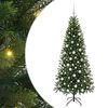 vidaXL &Aacute;rbol de Navidad artificial con 300 LED Verde 180 cm PE y PVC