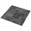vidaXL Tablones de suelo autoadhesivos Estructura de madera gris