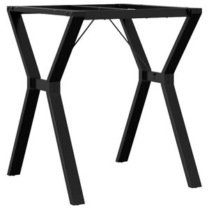 vidaXL Patas de mesa de comedor estructura Y acero 60x60x73 cm