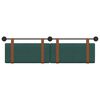vidaXL Cabecera Colgante Liso Verde oscuro 170 x 55 x 5 cm PU antiguo