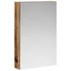 vidaXL Armario con espejo de ba&ntilde;o Madera vieja 40 x 10,5 x 60,5 cm