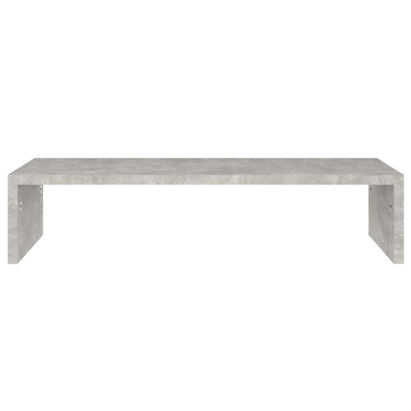 vidaXL Soporte para pantalla madera gris hormig&oacute;n 60x23,5x12 cm