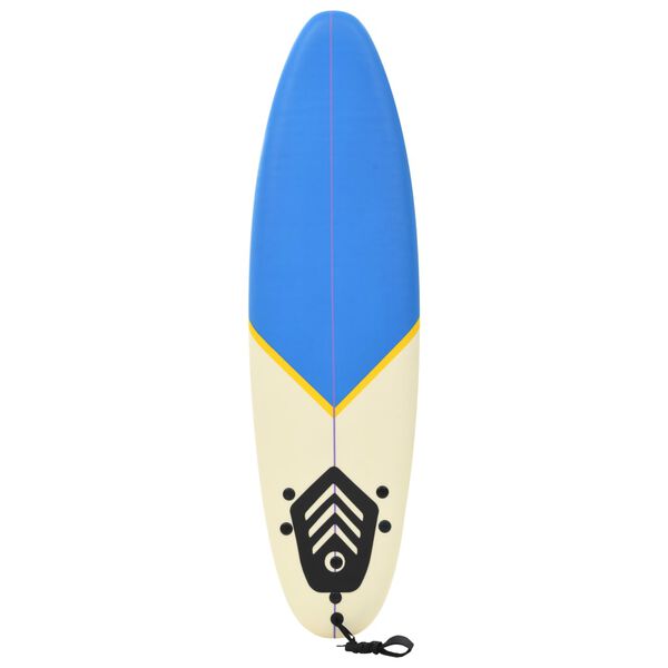 vidaXL Tabla de surf azul y crema 170 cm