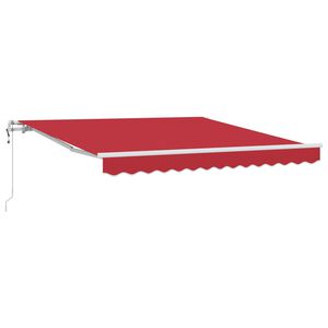 vidaXL Toldo Retr&aacute;ctil El&eacute;ctrico Rojo 300 x 250 cm
