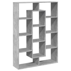 vidaXL Estanter&iacute;a de madera de ingenier&iacute;a gris hormig&oacute;n 102x29x143 cm