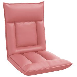 vidaXL Sill&oacute;n ajustable Rosa Cuero sint&eacute;tico
