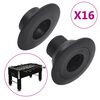 vidaXL Topes para la mesa de futbol&iacute;n barra 15,9/16 mm 16 piezas