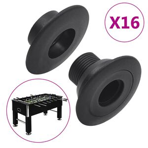 vidaXL Topes para la mesa de futbol&iacute;n barra 15,9/16 mm 16 piezas