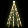 vidaXL Red de luces de &aacute;rbol de Navidad 400 LEDs blanco fr&iacute;o 400 cm