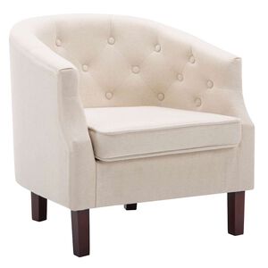 vidaXL Sill&oacute;n de tela beige