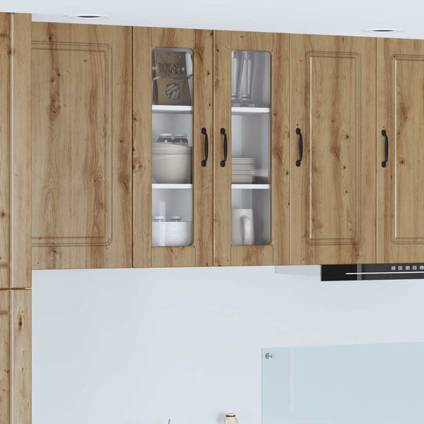 vidaXL Mueble de Cocina con estante Roble artesanal 60 x 31 x 80 cm