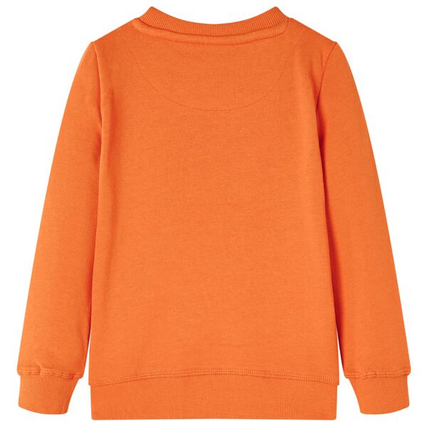 Sudadera infantil naranja oscuro 128