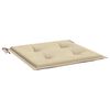 vidaXL Cojines de silla de jard&iacute;n 6 uds tela Oxford beige 50x50x4 cm