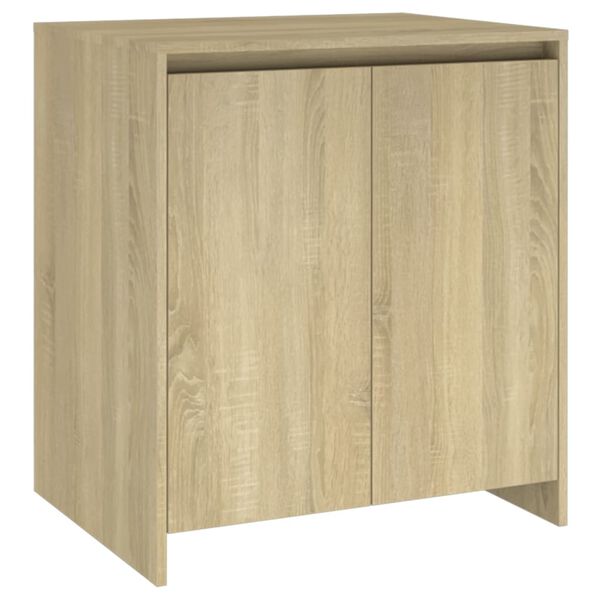 vidaXL Aparador de madera contrachapada roble Sonoma 70x41x75 cm