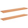 vidaXL Alfeizares 2 uds. Barnizado 140 x 30 x 2 cm