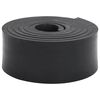 vidaXL Borde de goma para quitanieves negro 250x8x1 cm