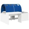 vidaXL Estructura de Cama con Accesorio Roble Artisan y Azul