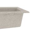 vidaXL Fregadero de cocina Beige 79 x 50 x 31 cm granito