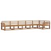 vidaXL Conjunto de sof&aacute;s de exterior 6 pcs Natural