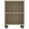 vidaXL Mueble para TV madera contrachapada roble Sonoma 120x35x48 cm
