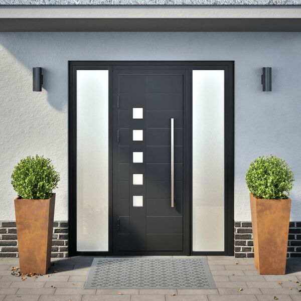 Jardineras de jard&iacute;n vidaXL 2 uds 35x35x75 cm Acero oxidado