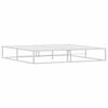 vidaXL Estructura de cama sin colch&oacute;n metal blanco 200x200 cm