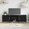 vidaXL Gabinete de TV Roble negro 150 x 30 x 50 cm