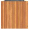 vidaXL Jardinera de madera maciza de acacia 45x45x45 cm