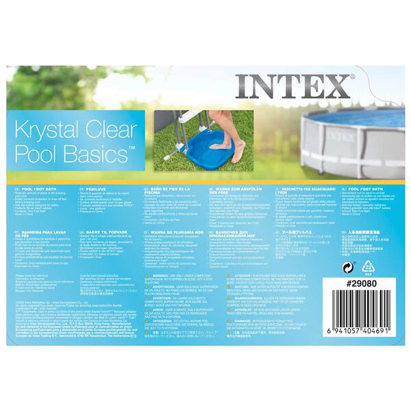 Intex Lavapi&eacute;s para piscina azul 11,5 L 56x46x9 cm