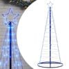 vidaXL &Aacute;rbol de Navidad LED 200 LEDs azul 180 cm