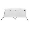vidaXL Toldo bimini 4 arcos con paredes laterales 243x(170-182)x137 cm