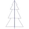 vidaXL Árbol de Navidad 240 luces LED interior y exterior 118x180 cm