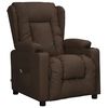 vidaXL Sill&oacute;n elevable cuero sint&eacute;tico marr&oacute;n